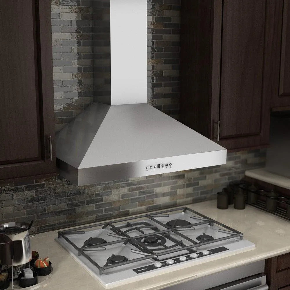ZLINE Convertible Vent 30-inch range hood in stainless steel KL3CRN-30, detail