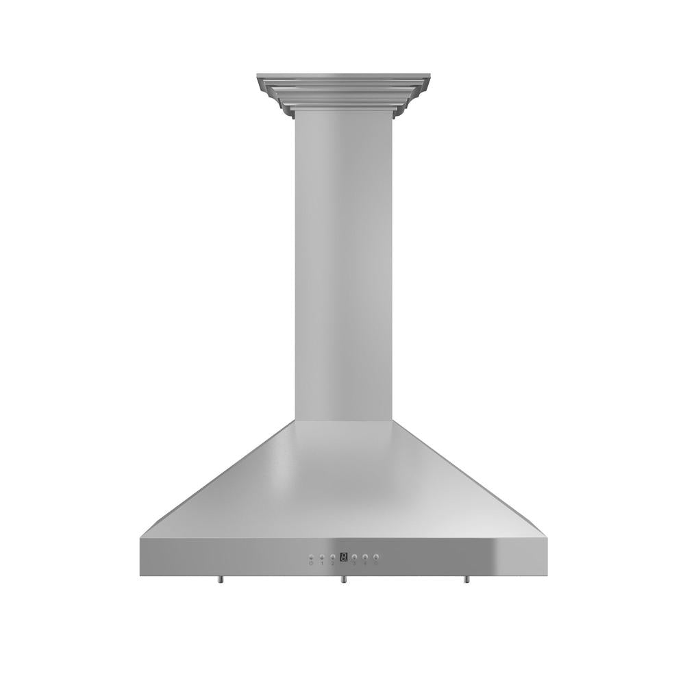 ZLINE Convertible Vent 48-inch range hood in stainless steel KL3CRN-48, front view
