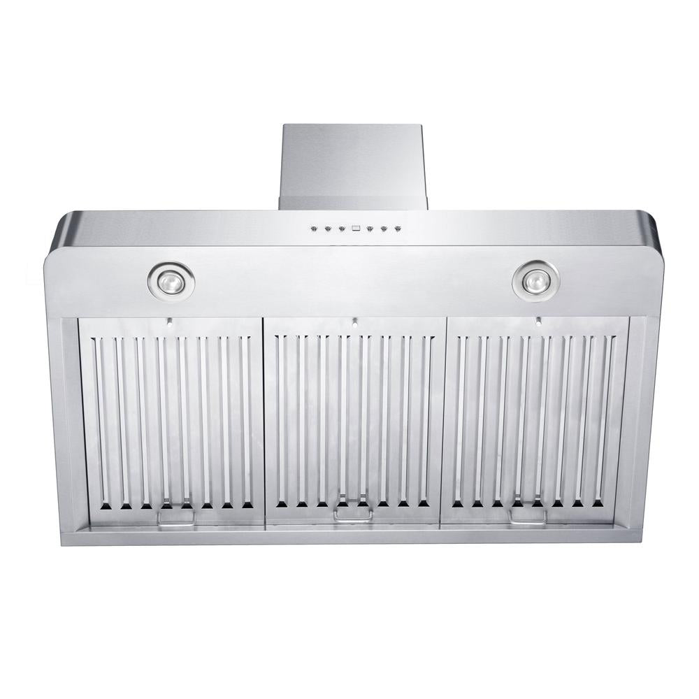 ZLINE Convertible Vent 30-inch range hood in stainless steel KF2-30, view 5