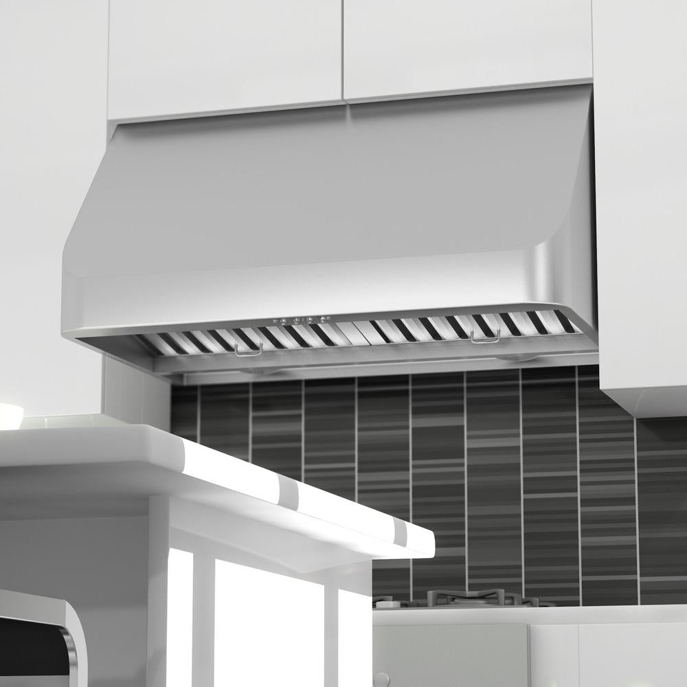 ZLINE Convertible Vent 30-inch range hood in stainless steel 520-30, view 6
