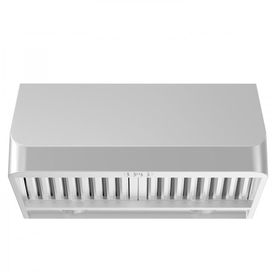 ZLINE Convertible Vent 30-inch range hood in stainless steel 520-30, view 4