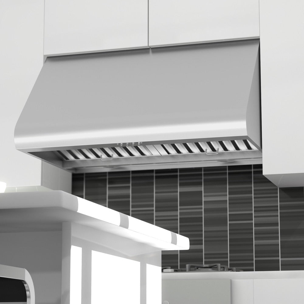 ZLINE Convertible Vent 48-inch range hood in stainless steel 527-48, view 2