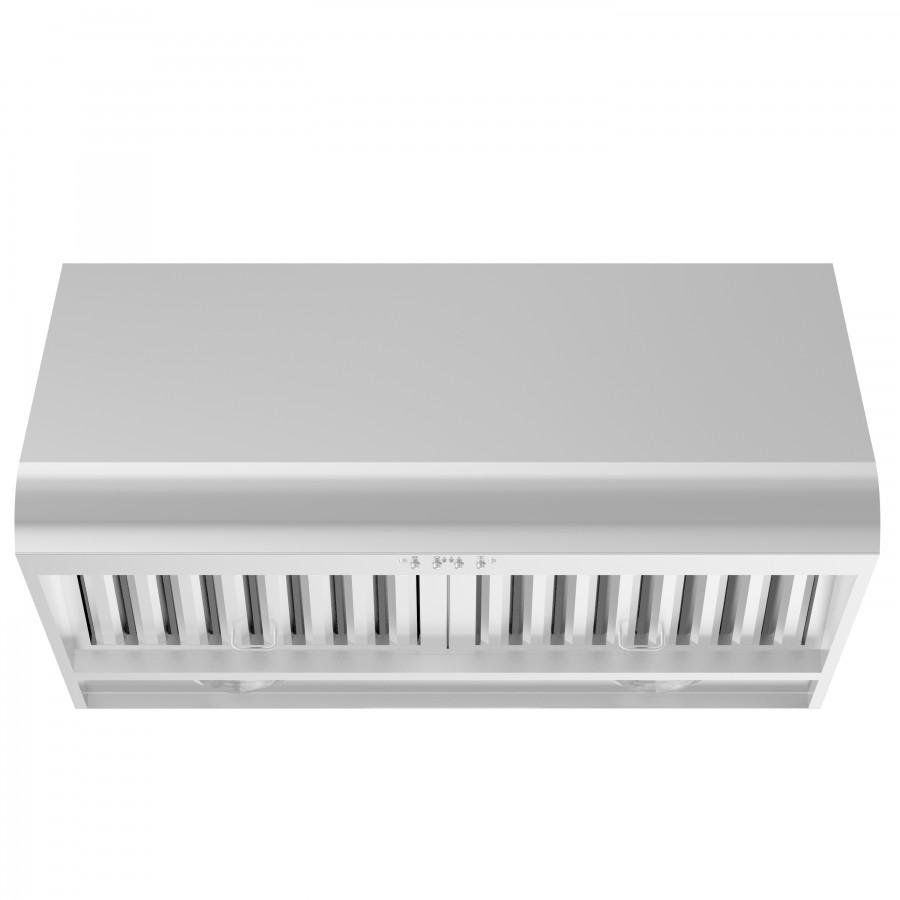 ZLINE Convertible Vent 60-inch range hood in stainless steel 527-60, view 4
