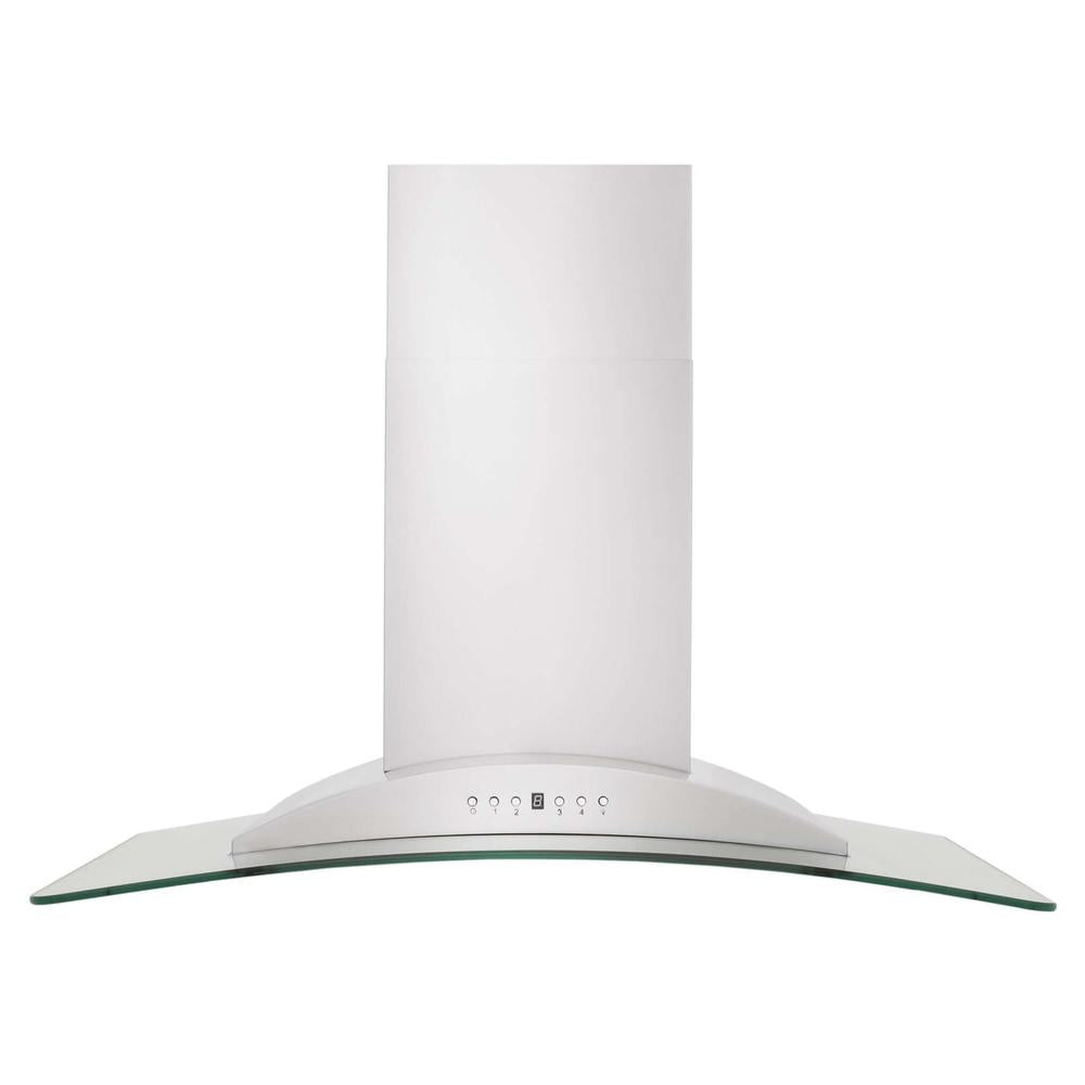 ZLINE Convertible Vent 36-inch range hood in stainless steel KN-36, view 3