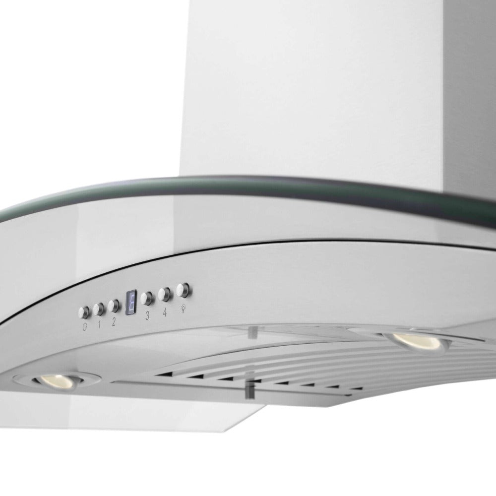ZLINE Convertible Vent 30-inch range hood in stainless steel KN4-30, view 6