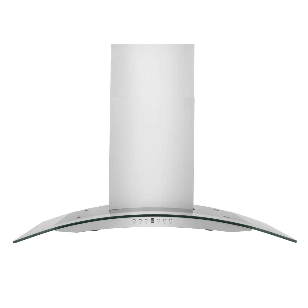 ZLINE Convertible Vent 30-inch range hood in stainless steel KN4-30, view 3