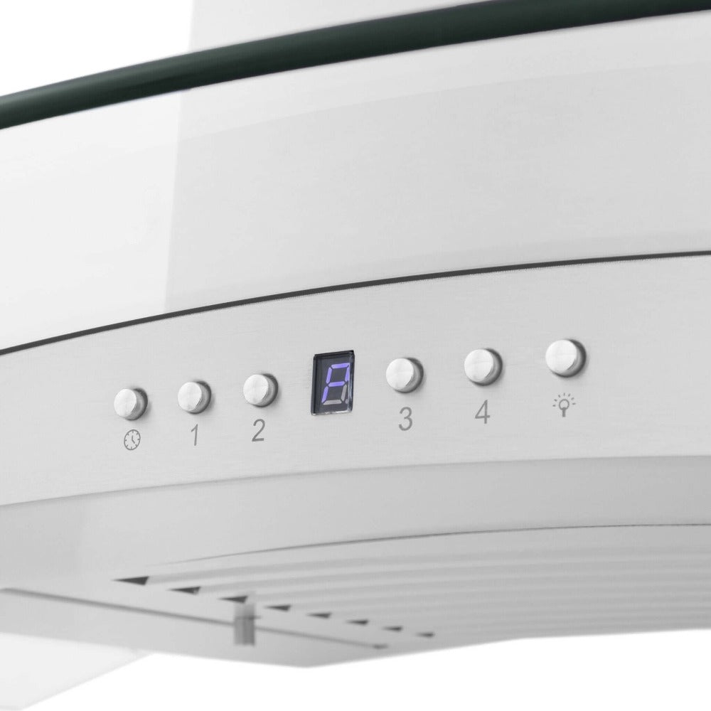 ZLINE Convertible Vent 30-inch range hood in stainless steel KN4-30, view 7