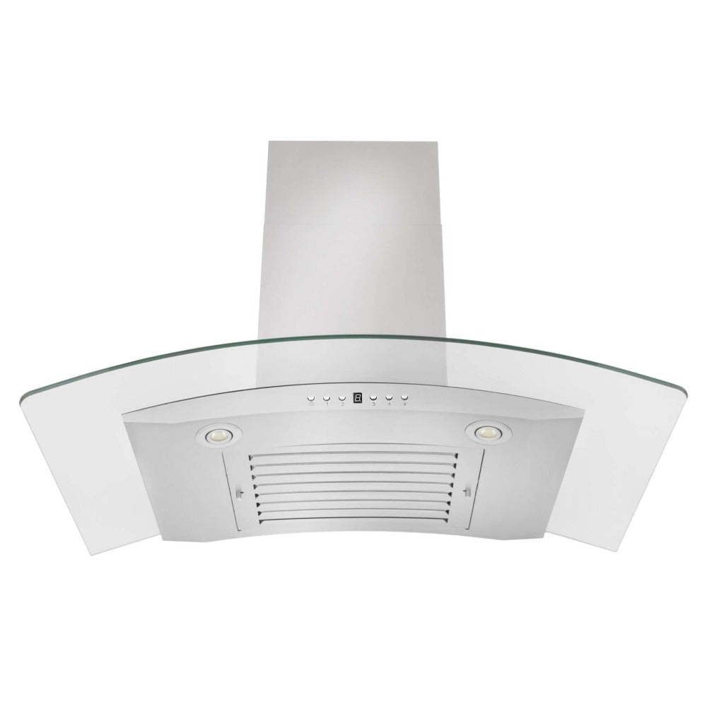 ZLINE Convertible Vent 30-inch range hood in stainless steel KN4-30, view 4