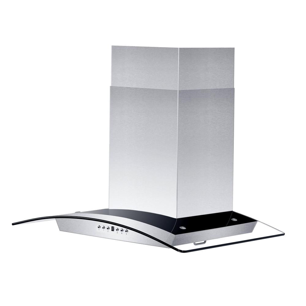 ZLINE Convertible Vent 30-inch range hood in stainless steel KZ-30, view 3