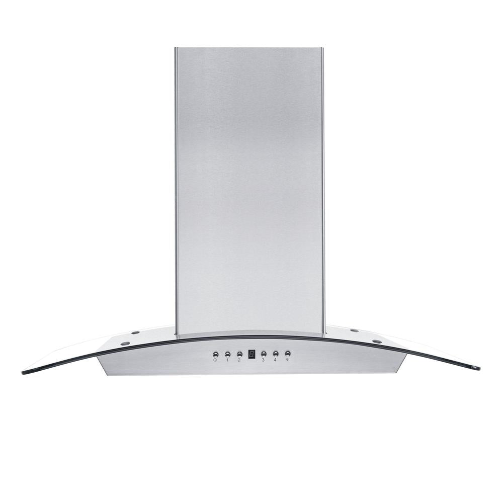 ZLINE Convertible Vent 36-inch range hood in stainless steel KZ-36, view 4
