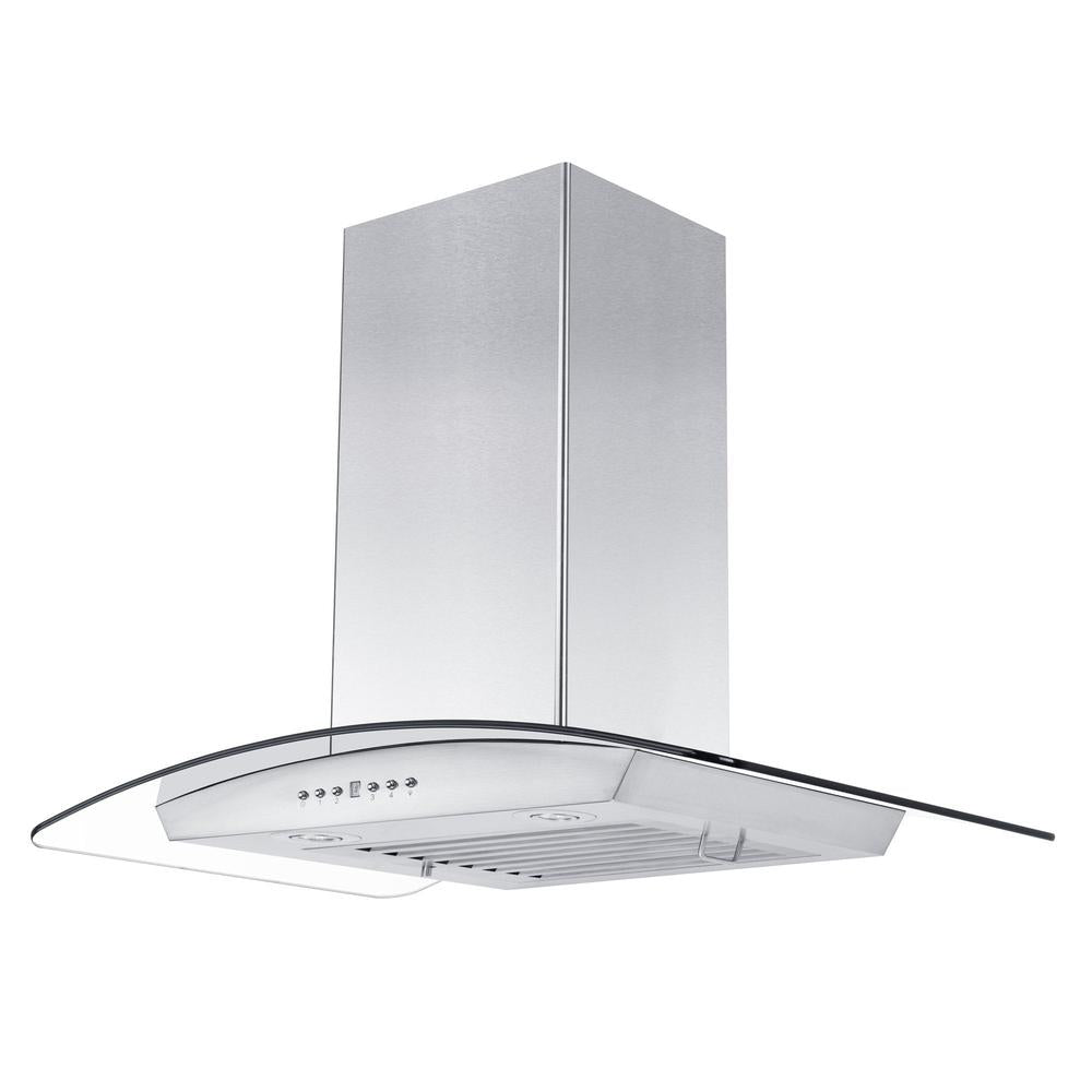 ZLINE Convertible Vent 36-inch range hood in stainless steel KZ-36, view 3