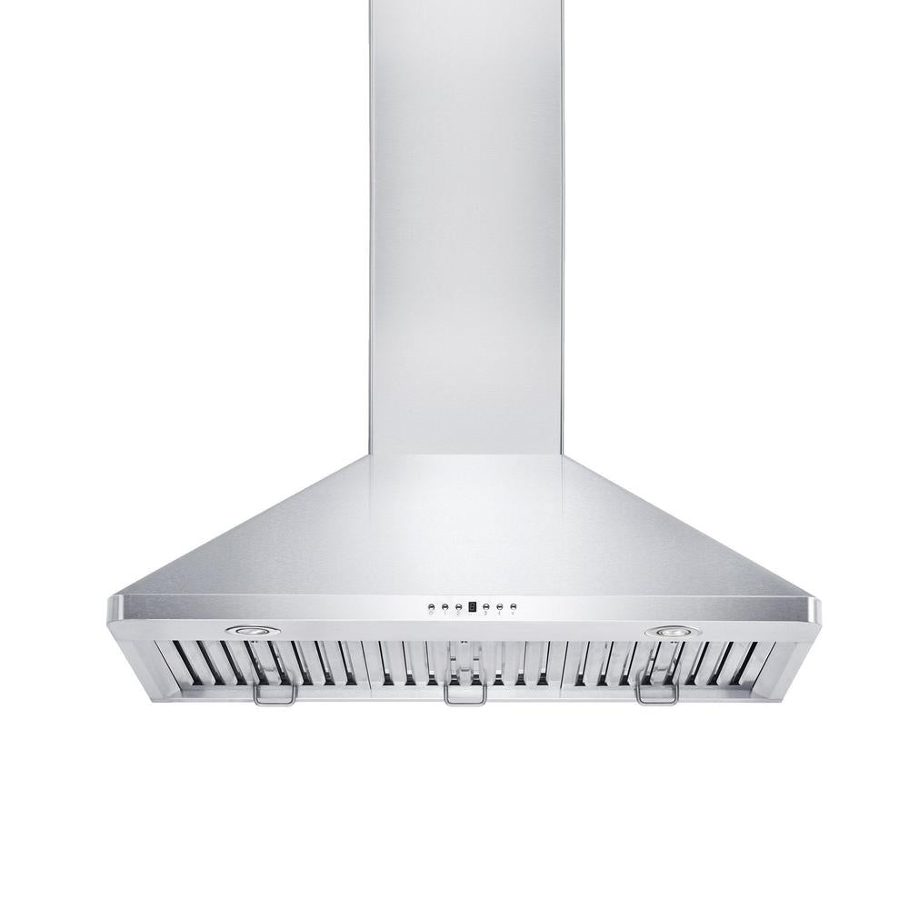 ZLINE Convertible Vent 36-inch range hood in stainless steel KF1-36, view 4