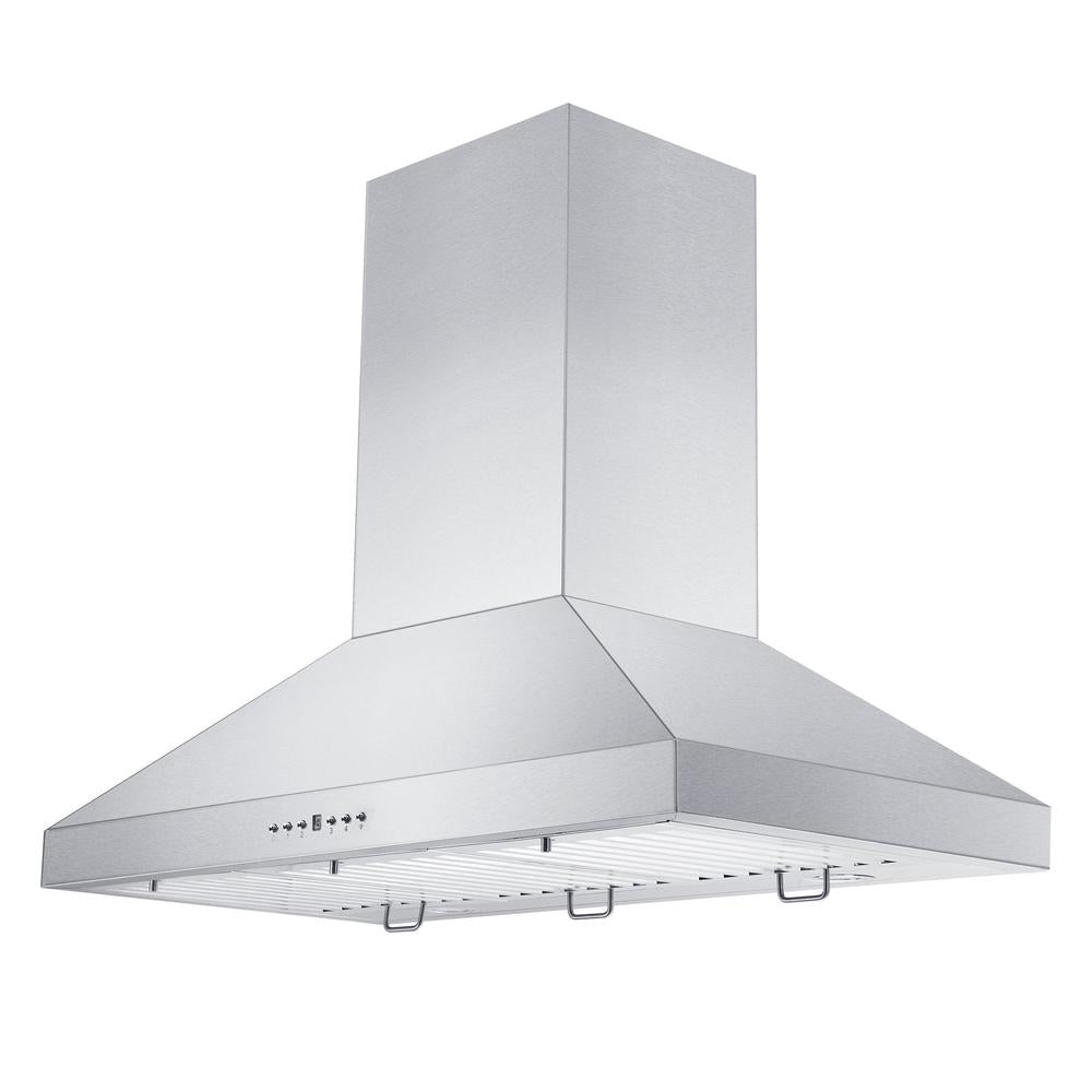 ZLINE Convertible Vent 48-inch range hood in stainless steel KL3-48, view 4