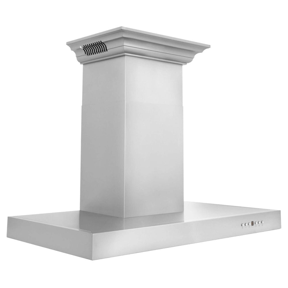 ZLINE CrownSound 42-inch range hood in stainless steel KECRN-BT-42, view 6