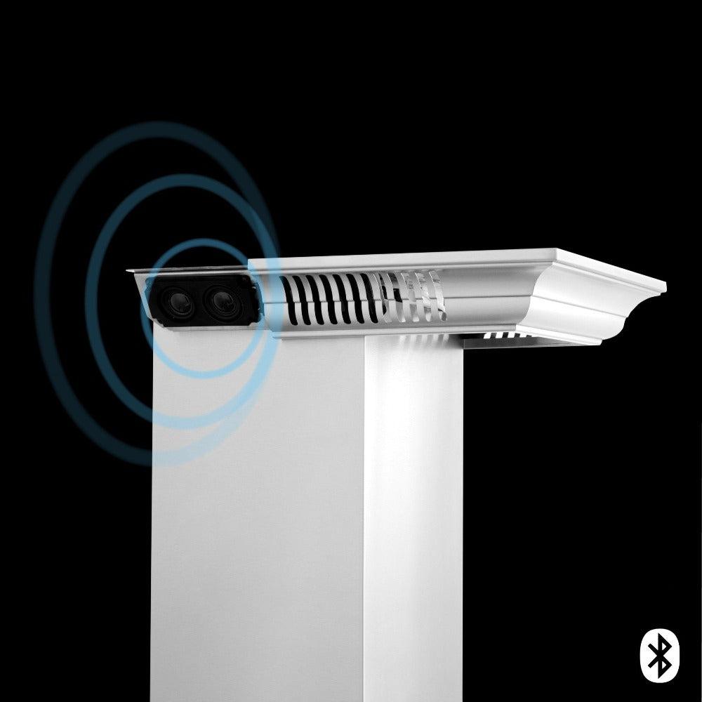ZLINE CrownSound 42-inch range hood in stainless steel KL3CRN-BT-42, view 3