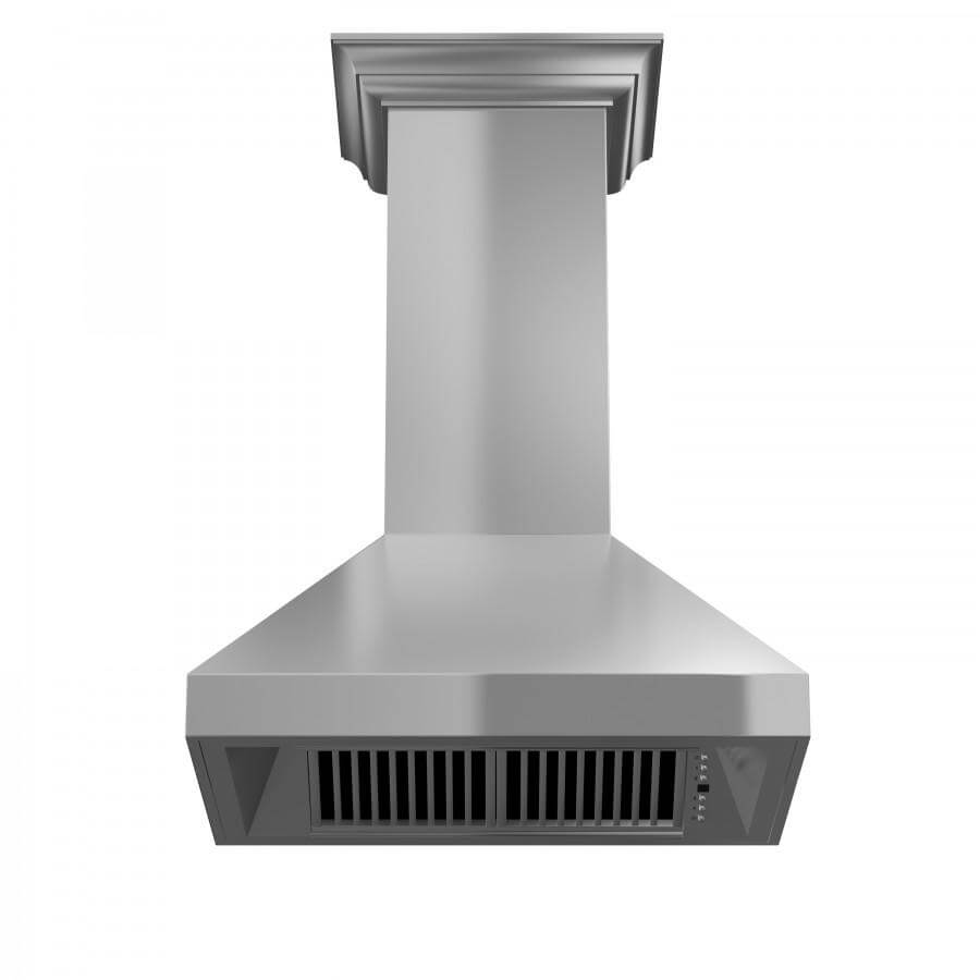 ZLINE Professional 48-inch range hood in stainless steel 597CRN-48, view 3