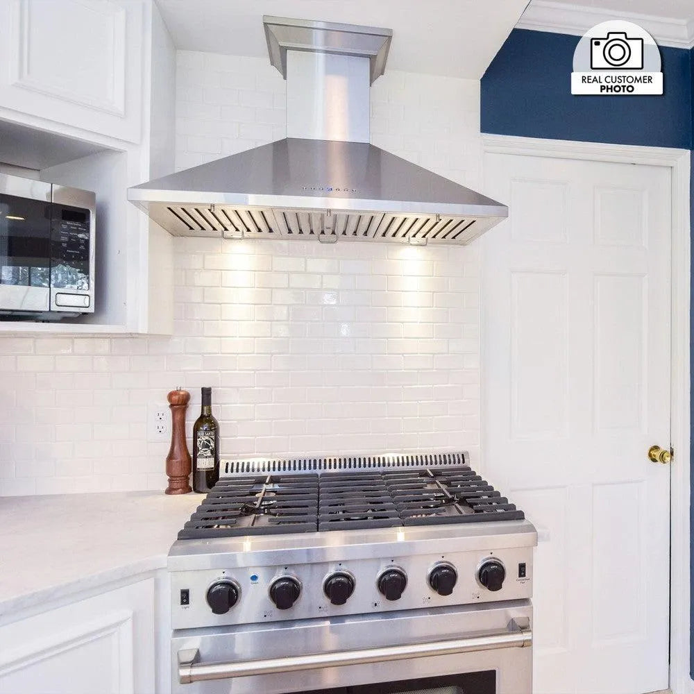 ZLINE Convertible Vent 48-inch range hood in stainless steel KL2CRN-48, view 5