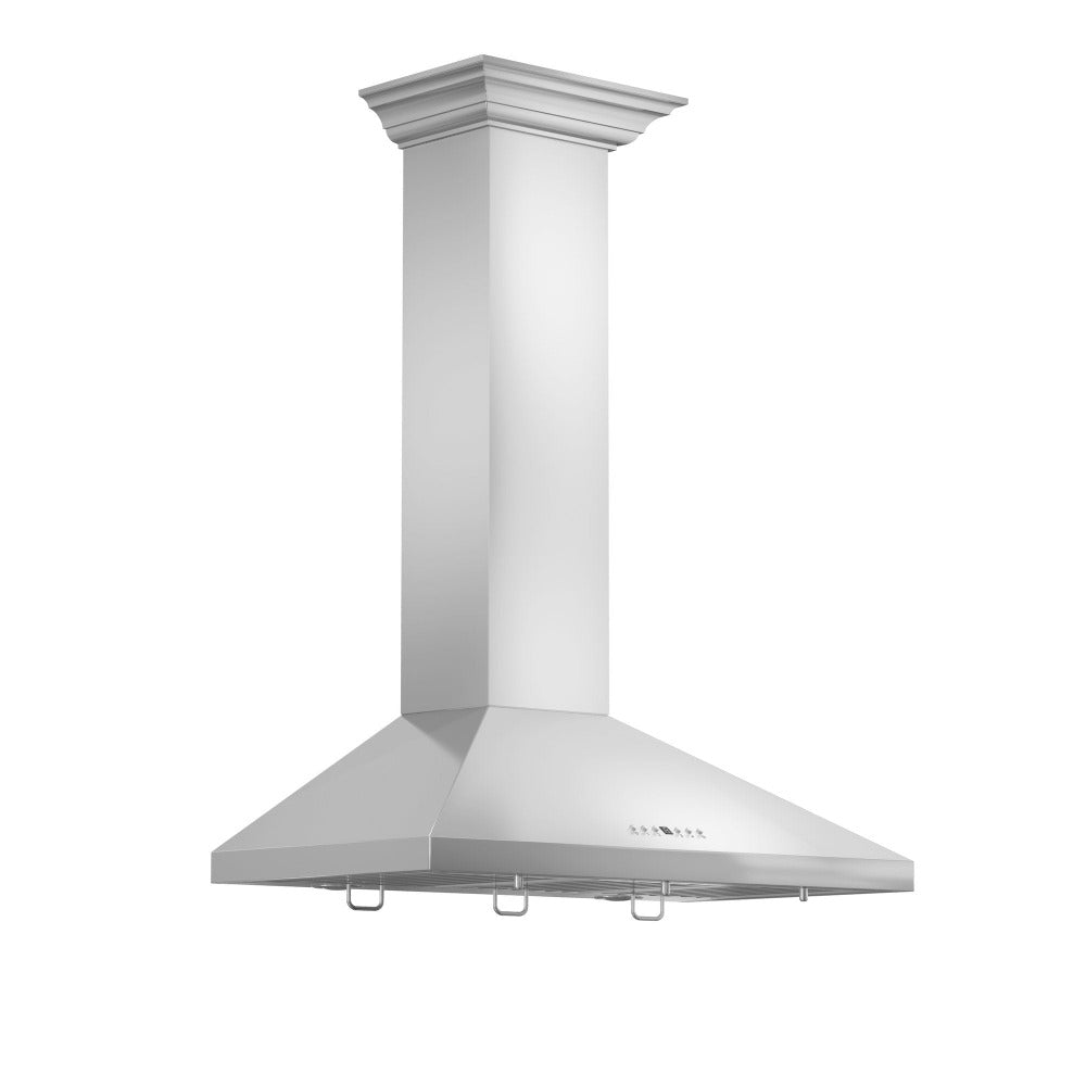 ZLINE Convertible Vent 36-inch range hood in stainless steel KL2CRN-36