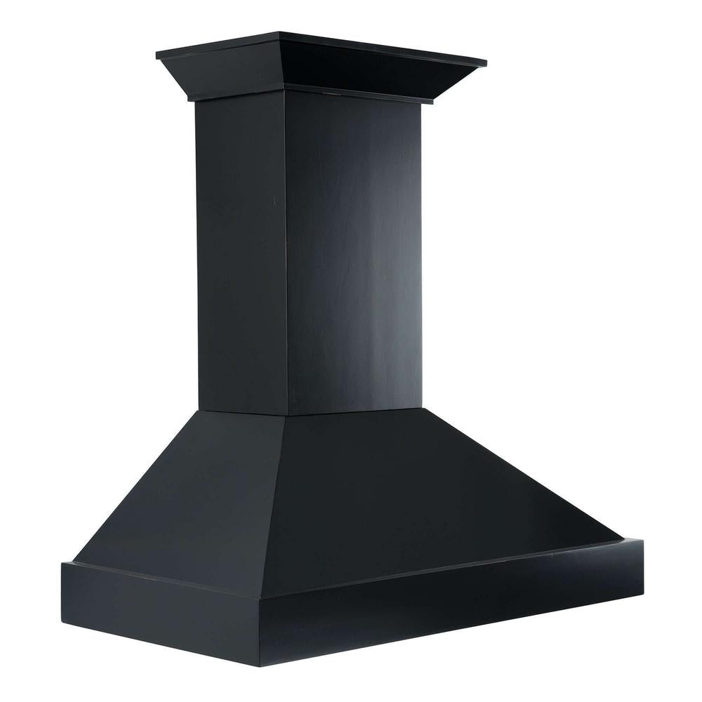 ZLINE Convertible Vent 30-inch range hood in black KBCC-30