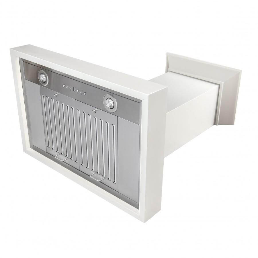 ZLINE Wooden 48-inch range hood in cottage white KBTT-48, view 5