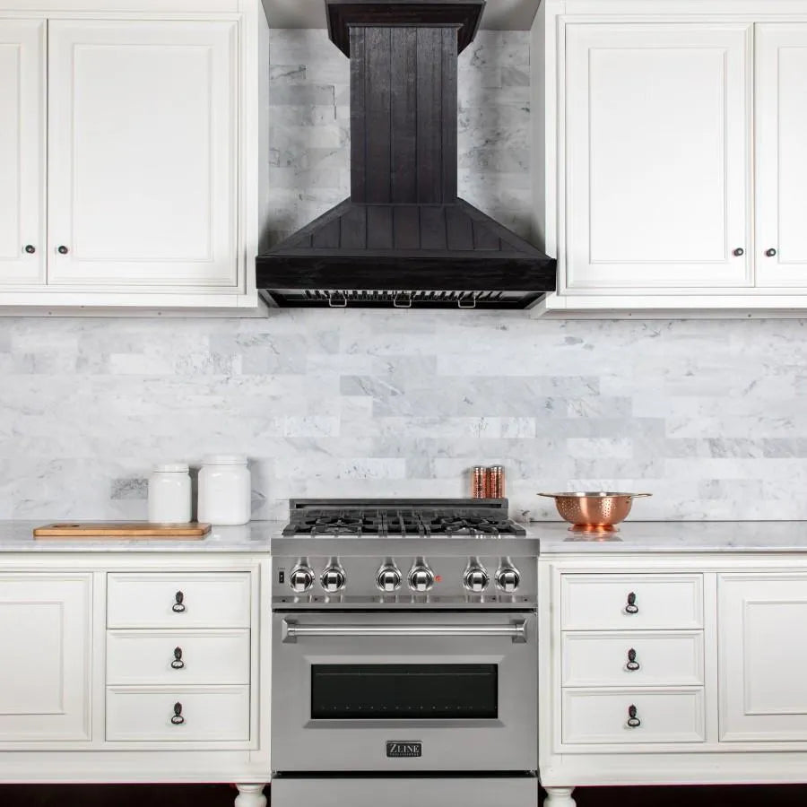 ZLINE Convertible Vent 30-inch range hood in rustic dark KPDD-30, view 2