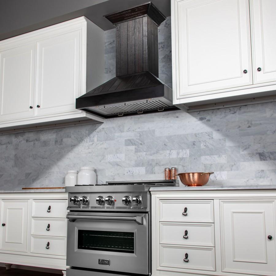 ZLINE Convertible Vent 36-inch range hood in rustic dark KPDD-36, view 6