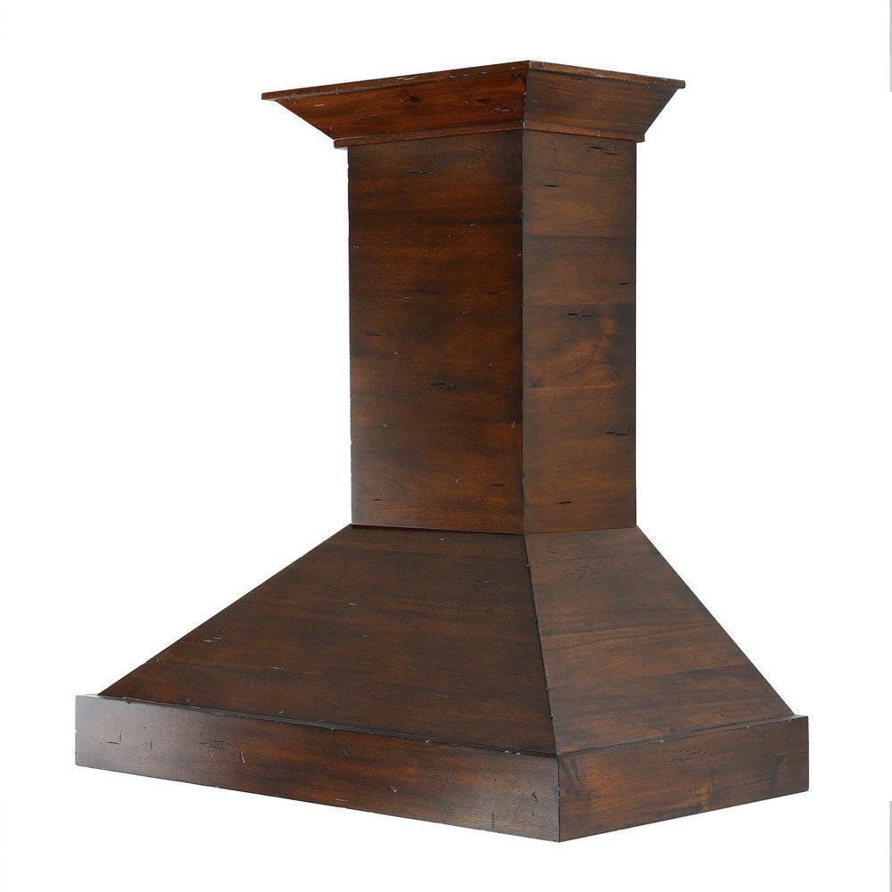 ZLINE Convertible Vent 36-inch range hood in walnut KBRR-36, view 7