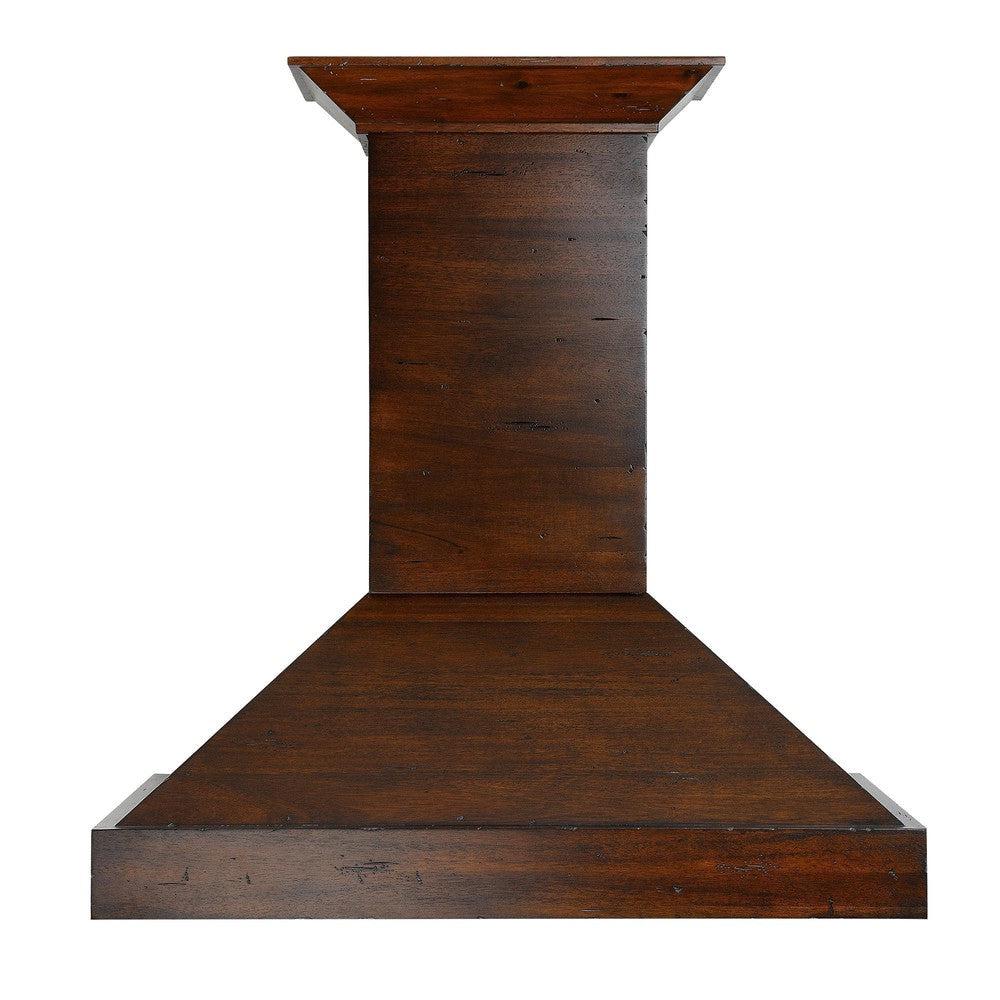 ZLINE Convertible Vent 48-inch range hood in walnut KBRR-48, view 4