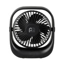 5" Rechargeable USB Fan with Adjustable Tilting Head and 3 Fan Speeds