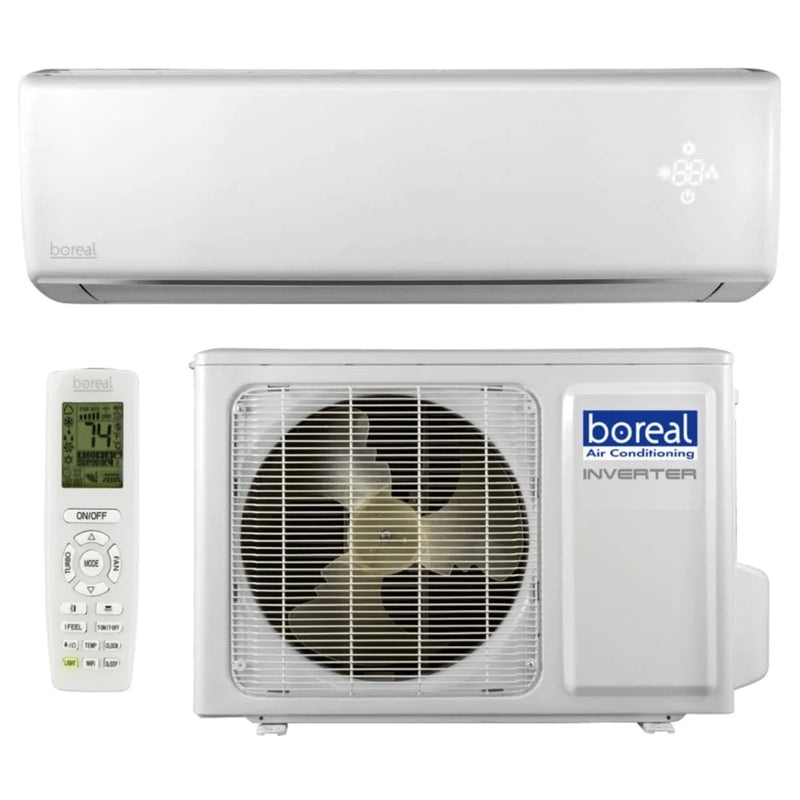 Boreal Brisa 24,000 BTU 17 SEER Ductless Mini Split Air Conditioner and Heat Pump - 220V/60Hz